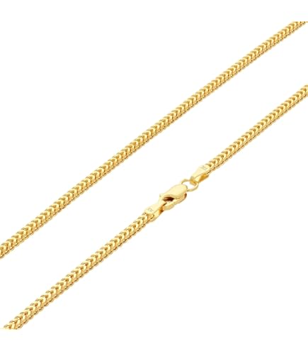 Amazon.com: Nuragold 10K Real Yellow Gold Round Box 2mm Venetian